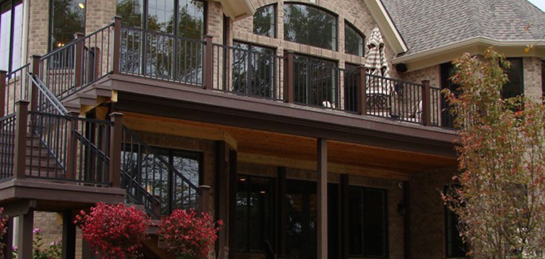 Charming two-story home with a custom deck