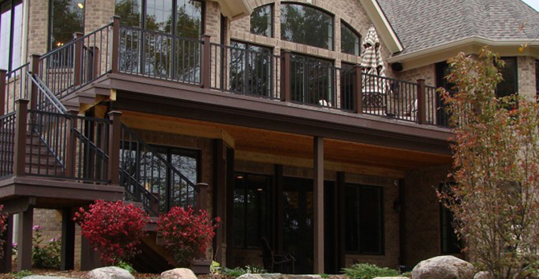 Charming two-story home with a custom deck